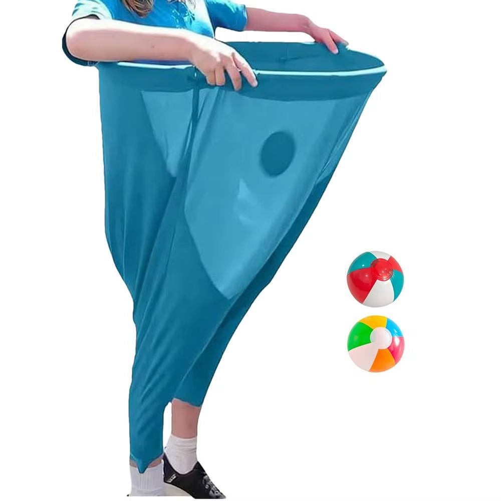 Granny Pants Party Rush Yard Game the Ultimate Backyard Party Game Funny Games Parent Child Pitching Game Props Toys with Balls