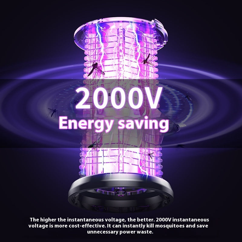 2-in-1 Muggen Killer Lamp - USB Oplaadbaar met Nachtlampje