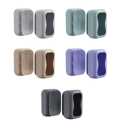 Punch-Free Silicone Tissue Box with Suction Cup Stable Large Paper Towels Box for Home Car