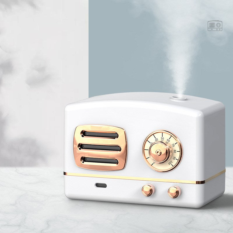 Retro Humidifier - Vintage Design with LED Mood Lighting