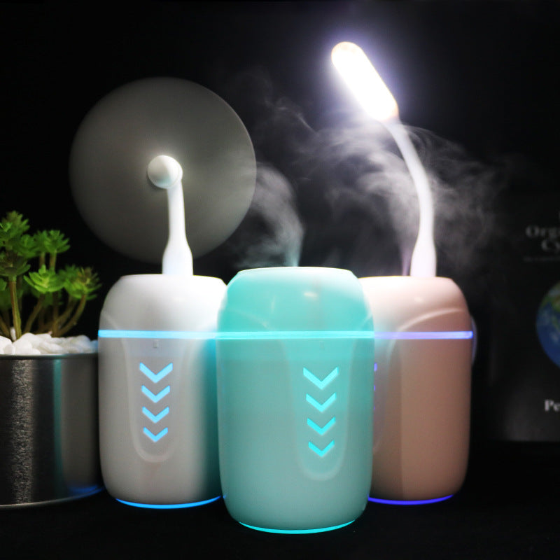 Portable Car Humidifier - Mini USB Humidifier with LED Light