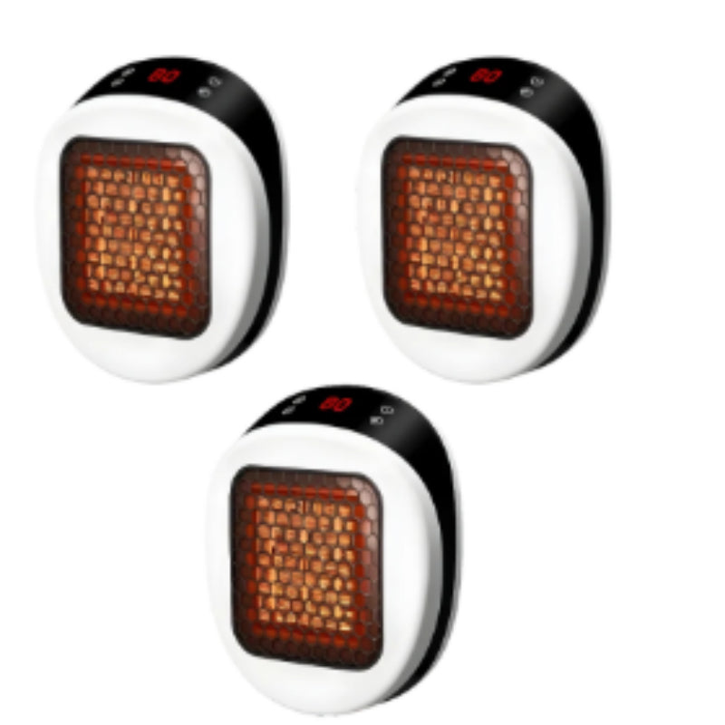 Compacte elektrische kachel met afstandsbediening