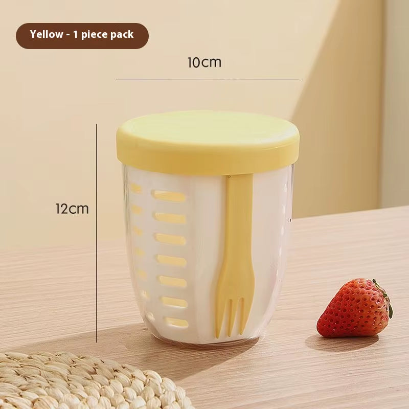 New Portable Plastic Fruit Box Fresh-Keeping Box Sealed Storage Box for Refrigerator