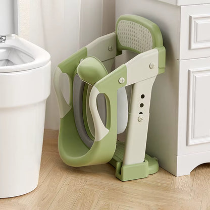 Children'S Portable Household Step Toilet Baby Potty Training Seat Ring Foldable Auxiliary Step Child Urinal Step Stool Potty