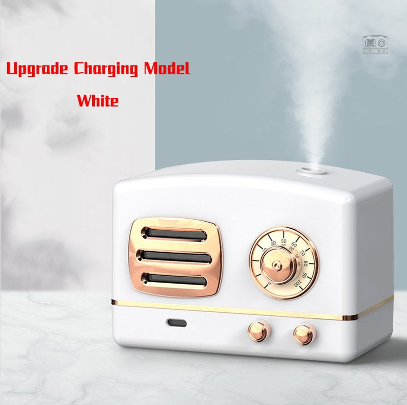 Retro Humidifier - Vintage Design with LED Mood Lighting