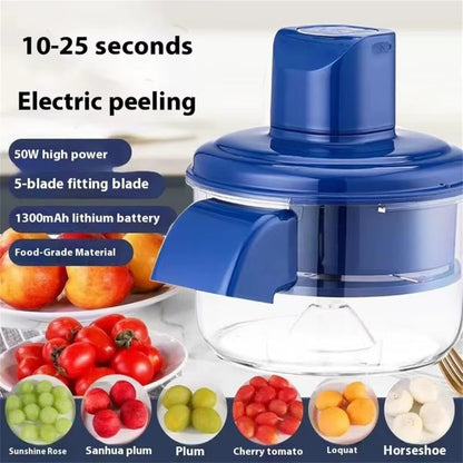 Automatic Electric Grape Peeler Machine - Hands-Free Skin Remover for Berries Fruits, Fruit Prep Tool, Effortless Peeling