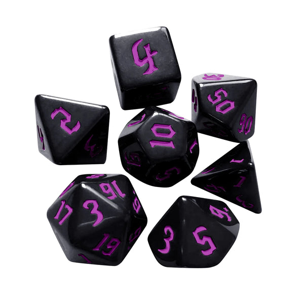 LED DND Dice Set (7 pieces) – Electronic 