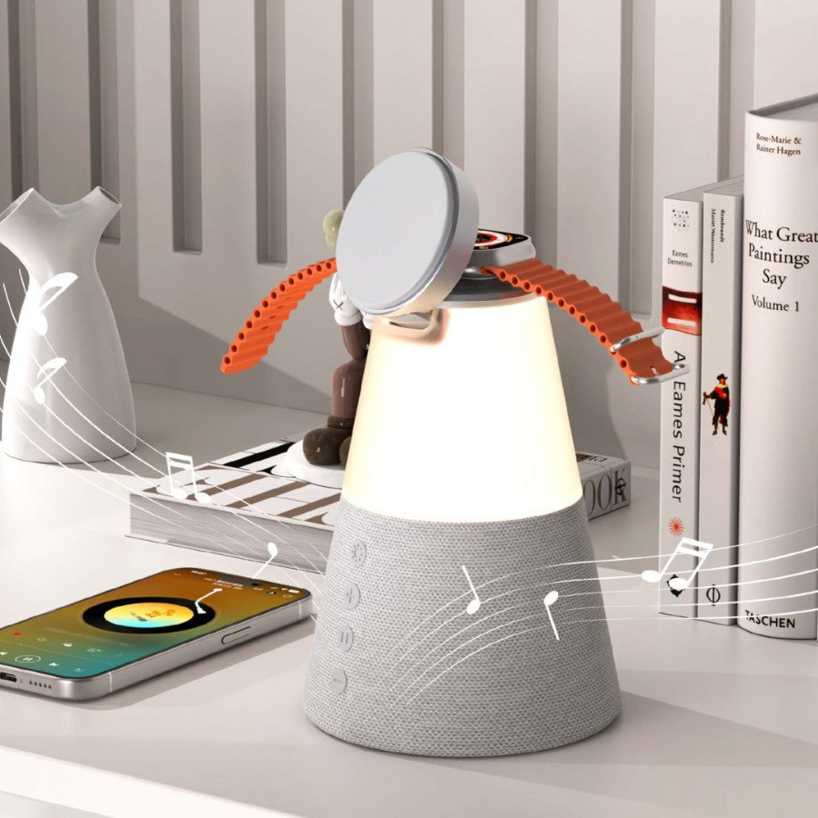 3-in-1 Magnetic Wireless Charger - Bluetooth Speaker &amp; Night Light