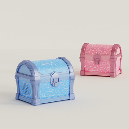 Treasure Chest Night Light - Starry Sky Projection with Mood Lighting