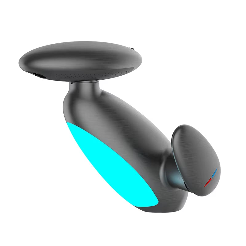 Deck Mounted Bathroom LED Pull Out Faucet Waterfall Basin Sink Faucet 4 Modes Water Outlet Cold and Hot Mixer Tap Matte Black