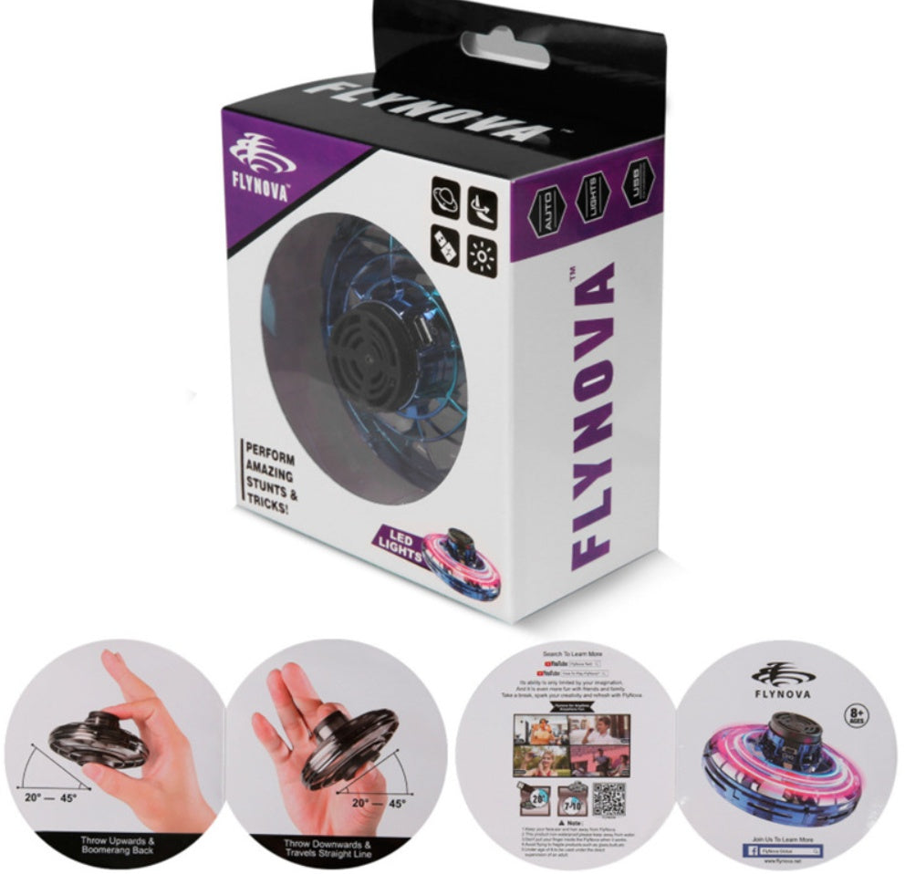 Mini UFO Drone - Flying Spinner Toy with LED