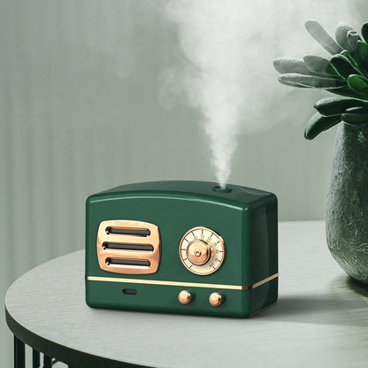 Retro Humidifier - Vintage Design with LED Mood Lighting