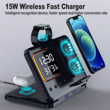15W Wireless Chargers Stand 5 In 1