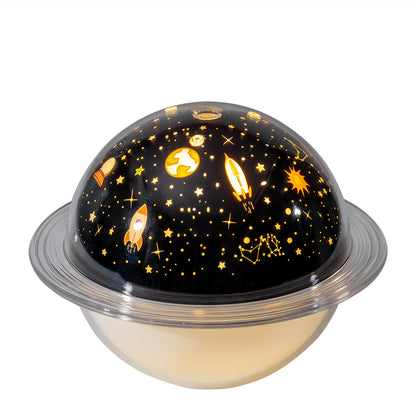 Galaxy Projection Humidifier - LED Starry Sky &amp; Nebula Effect