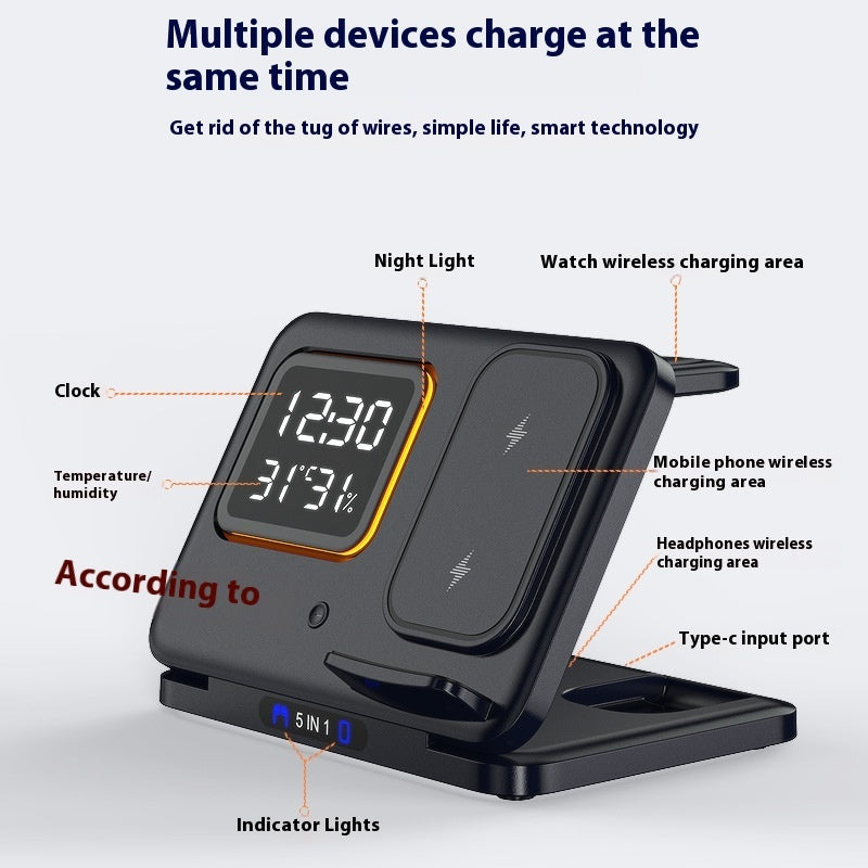 15W Wireless Chargers Stand 5 In 1