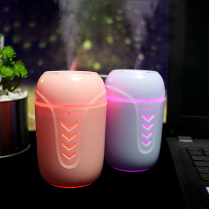 Portable Car Humidifier - Mini USB Humidifier with LED Light