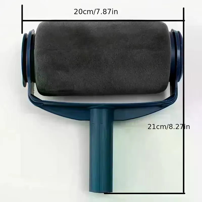 1Pc Paint Roller Brush - Handheld Paint Roller - Cleaning Paint Roller - Roller Tool for Painting Room Walls Ceilings Floors