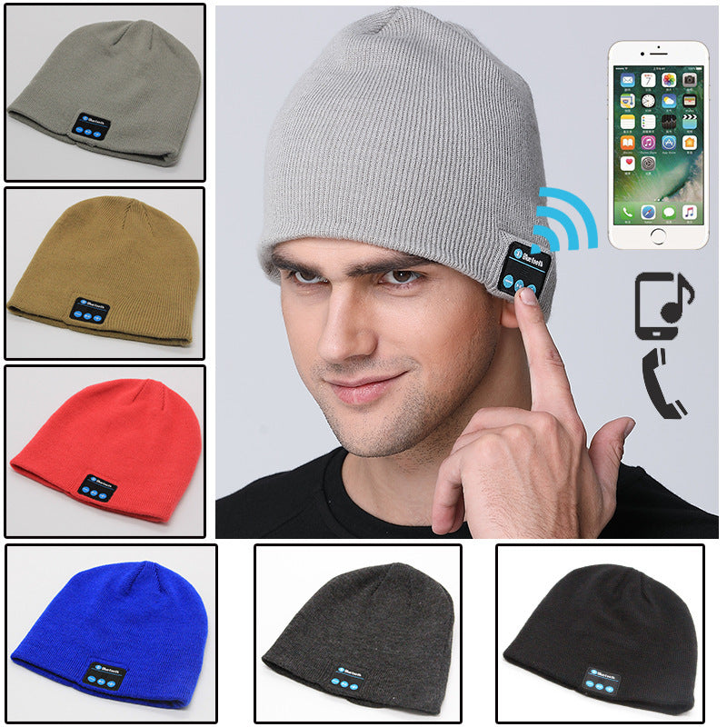 Gorro con Bluetooth Music Hat - Gorro con auriculares inalámbricos