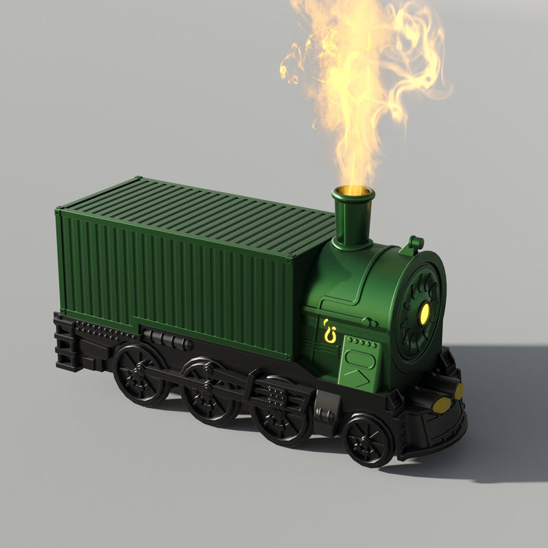 Retro Train Humidifier with LED &amp; Remote Control
