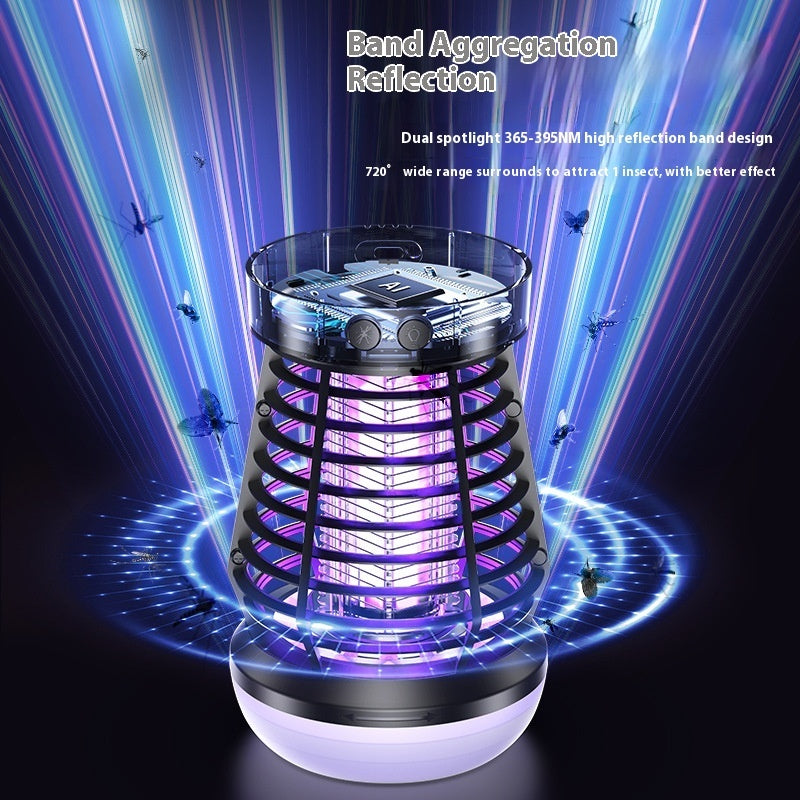 2-in-1 Muggen Killer Lamp - USB Oplaadbaar met Nachtlampje