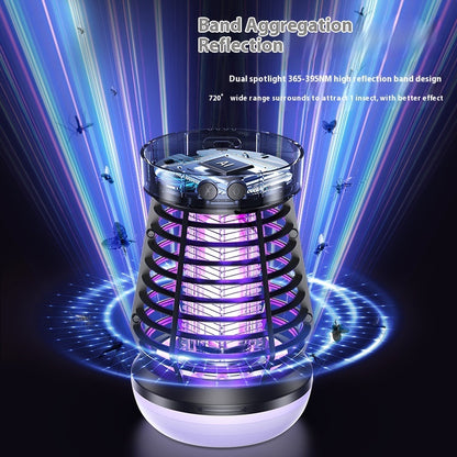 2-in-1 Muggen Killer Lamp - USB Oplaadbaar met Nachtlampje