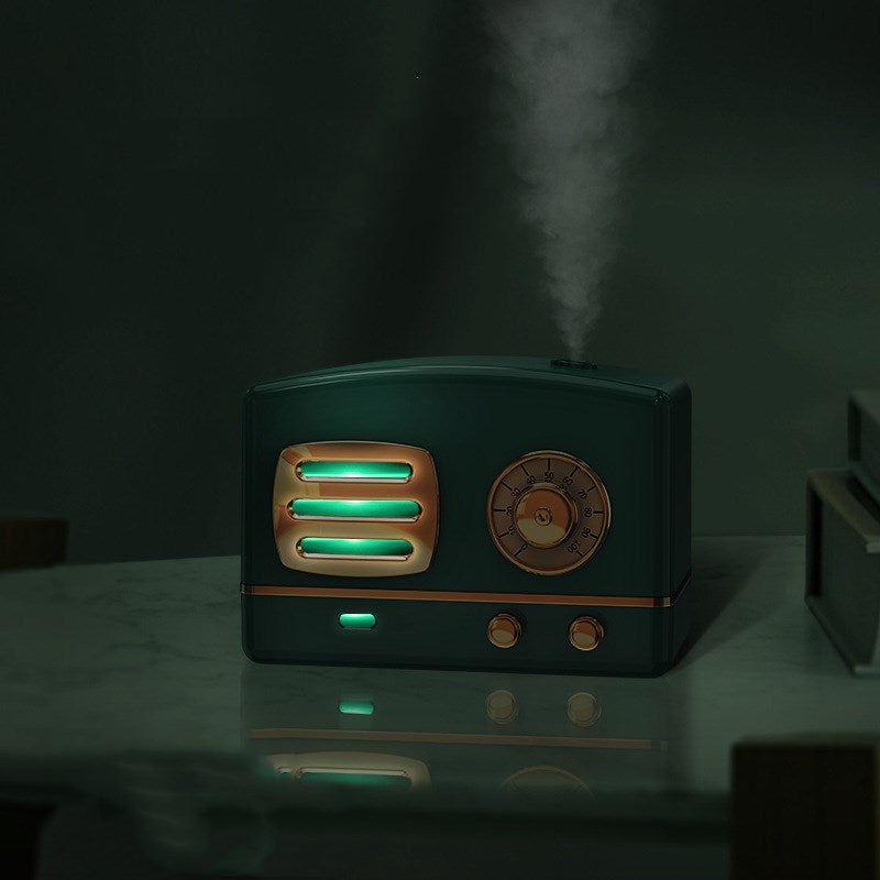 Retro Humidifier - Vintage Design with LED Mood Lighting