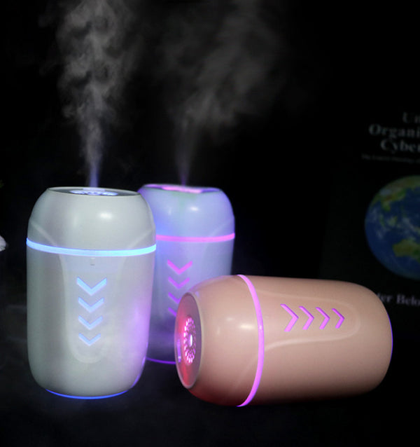 Portable Car Humidifier - Mini USB Humidifier with LED Light