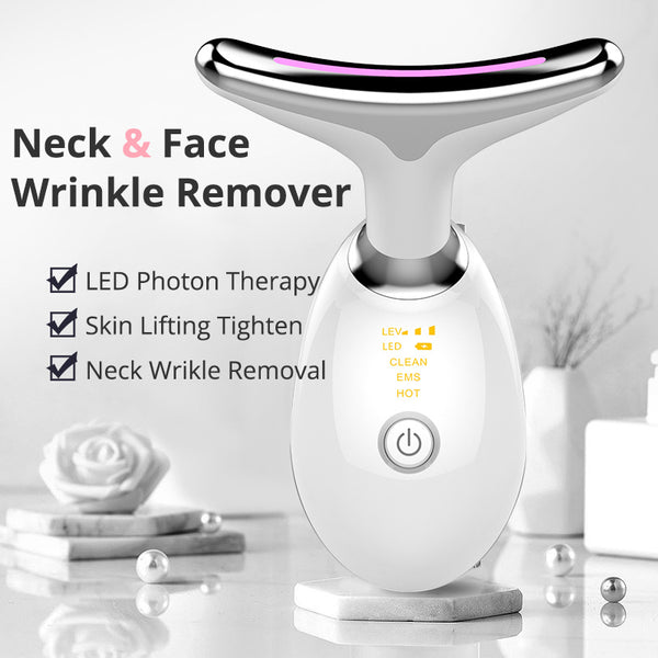 EMS Neck Massager - Electric Microcurrent Lifting & Anti-Wrinkle Device