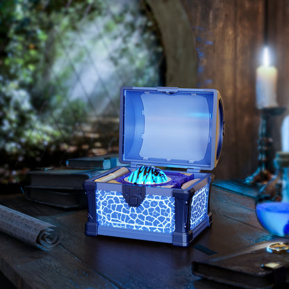 Treasure Chest Night Light - Starry Sky Projection with Mood Lighting