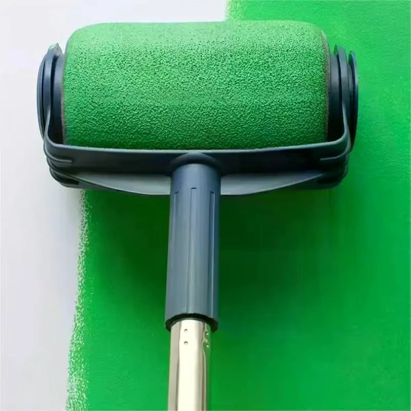 1Pc Paint Roller Brush - Handheld Paint Roller - Cleaning Paint Roller - Roller Tool for Painting Room Walls Ceilings Floors