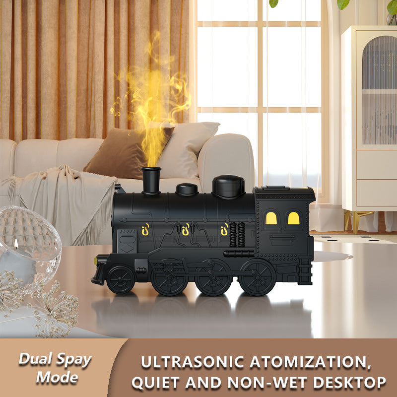 Retro Train Humidifier with LED &amp; Remote Control