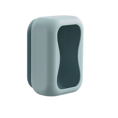 Punch-Free Silicone Tissue Box with Suction Cup Stable Large Paper Towels Box for Home Car