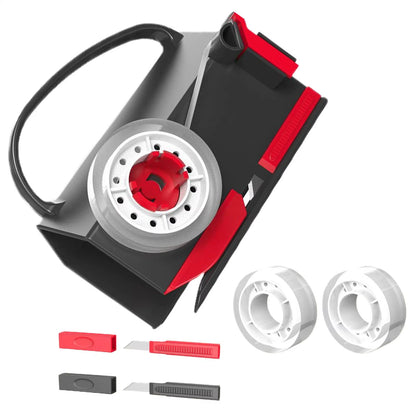 Paper Roll Cutting Roll Paper Cutter with Handle Christmas Wrapping Gadget for Student Teacher Sticker Package Film Mail