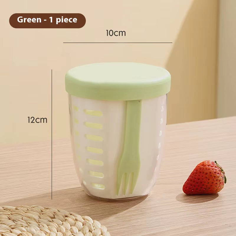 New Portable Plastic Fruit Box Fresh-Keeping Box Sealed Storage Box for Refrigerator