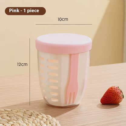 New Portable Plastic Fruit Box Fresh-Keeping Box Sealed Storage Box for Refrigerator