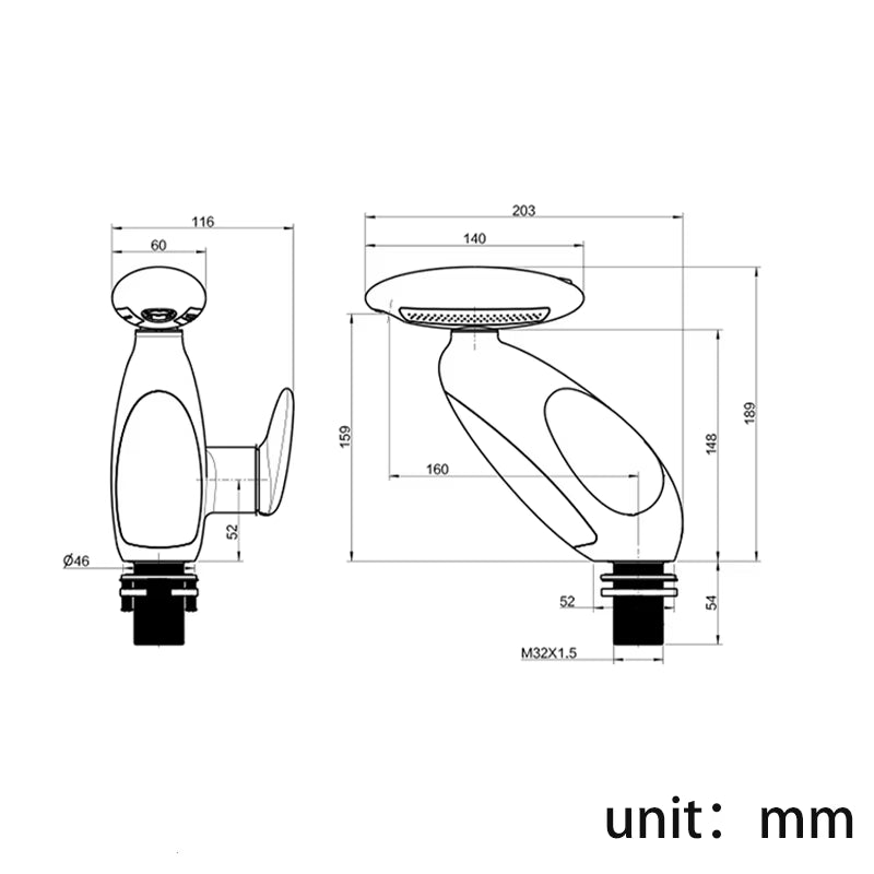 Deck Mounted Bathroom LED Pull Out Faucet Waterfall Basin Sink Faucet 4 Modes Water Outlet Cold and Hot Mixer Tap Matte Black
