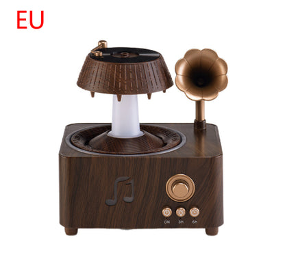 Retro Disc Aromatherapy Diffuser with Rotating Raindrops