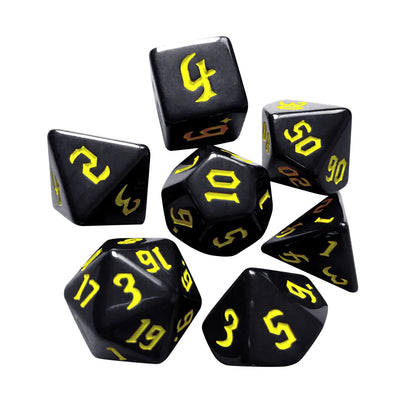 7Pcs/Set Electronic Luminous LED DND Dice Set Multiple Sided Dice for Adults Board Game Party Entertainment Toys