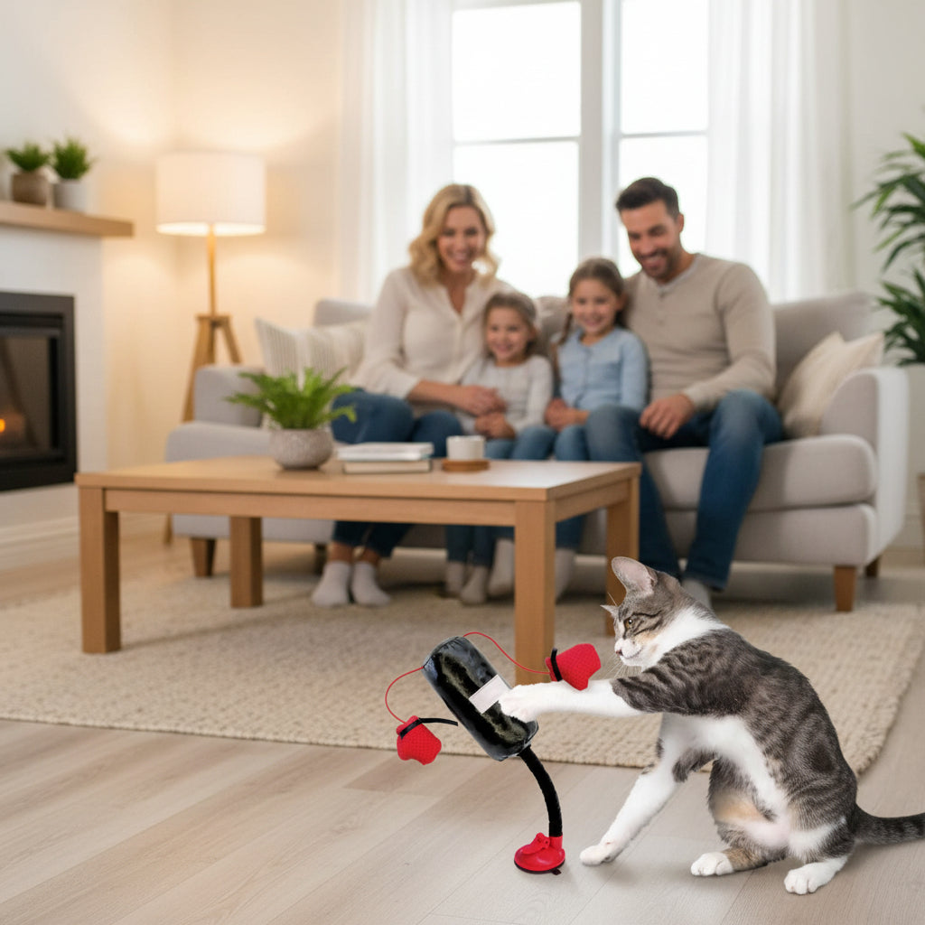 Portable Cat Punching Bag Toy 🥊
