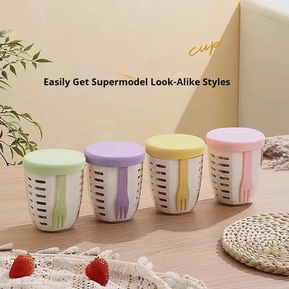 New Portable Plastic Fruit Box Fresh-Keeping Box Sealed Storage Box for Refrigerator