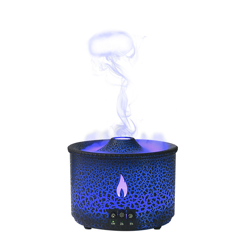 Volcano Humidifier - LED Ring Effect with Dual Color Spray
