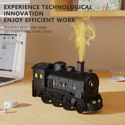 Retro Train Humidifier with LED &amp; Remote Control