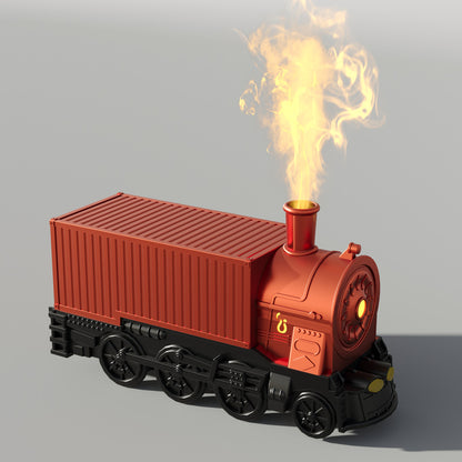 Retro Train Humidifier with LED &amp; Remote Control